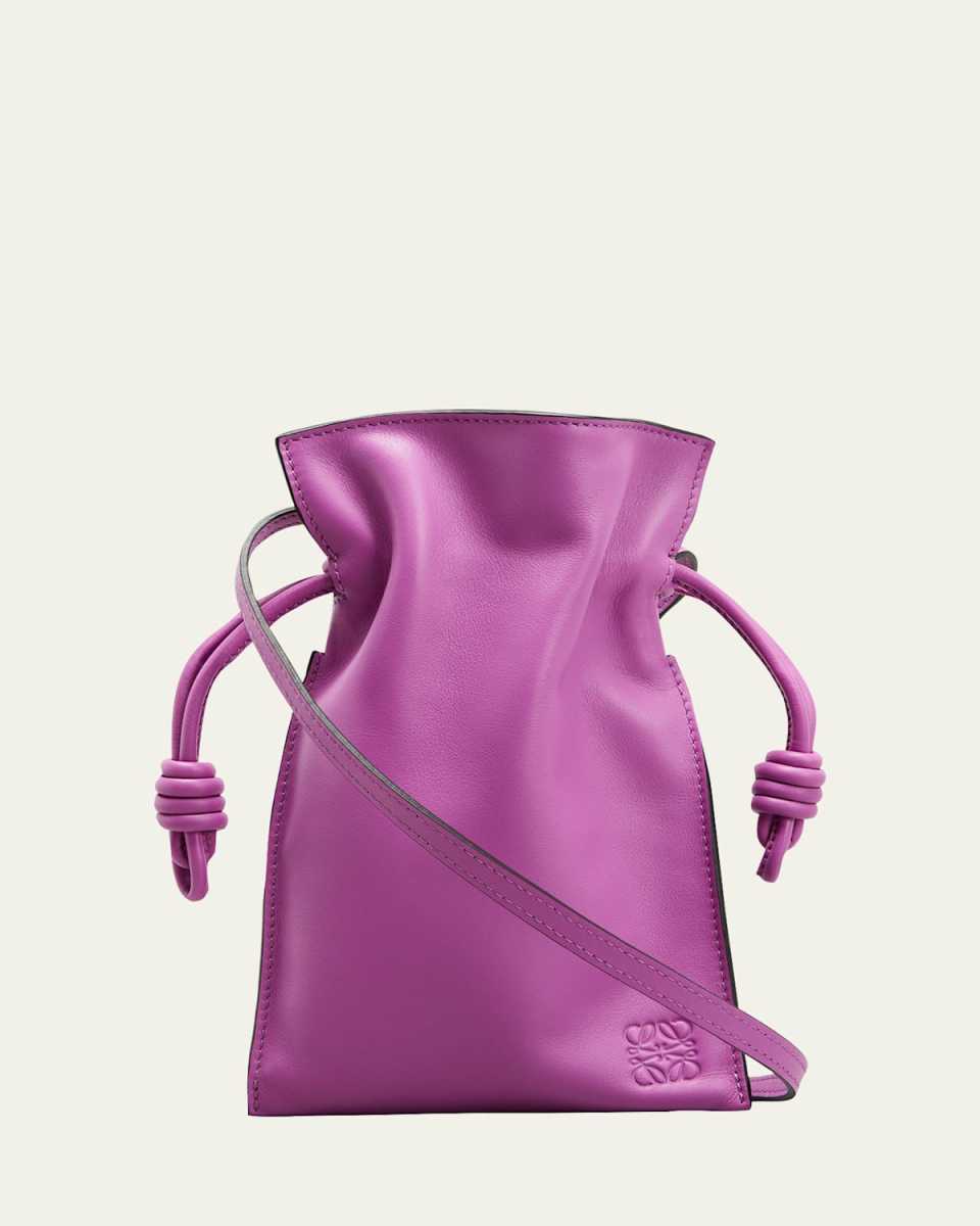 Flamenco Pocket in Napa Leather with Strap